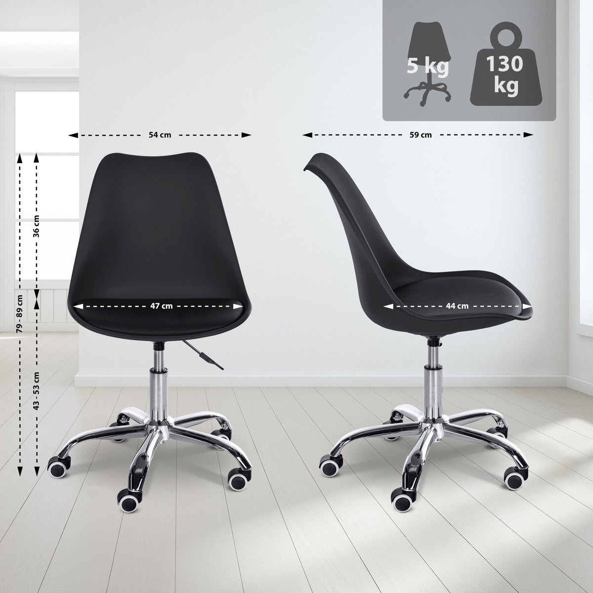 Arbeitshocker Laflin – Ansicht 9