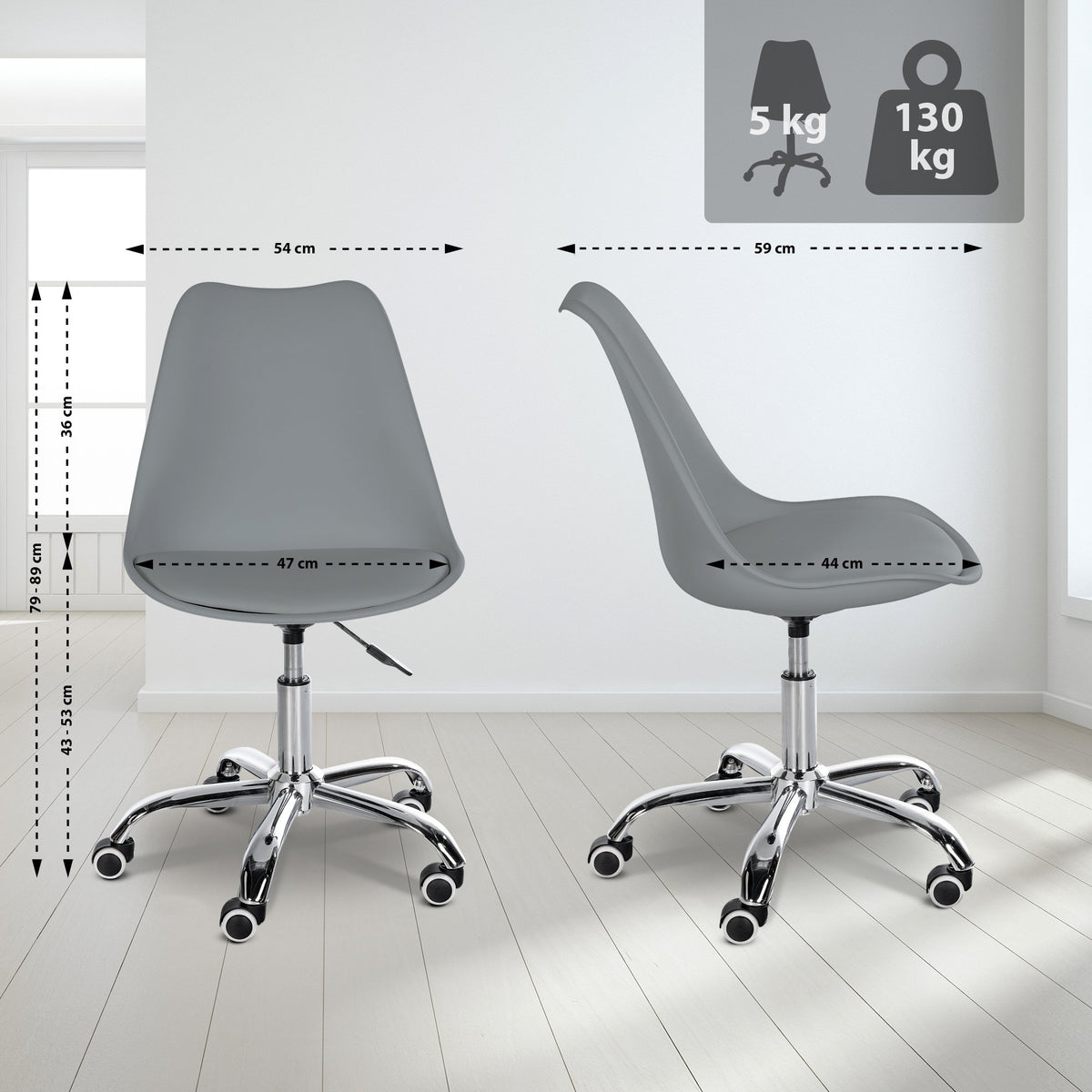 Arbeitshocker Laflin – Ansicht 16