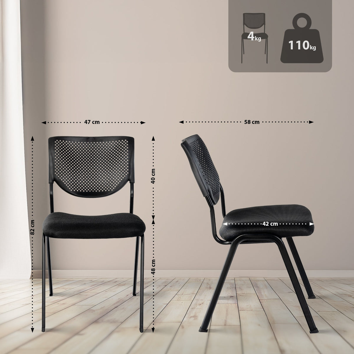 Stuhl Kaber – Ansicht 2
