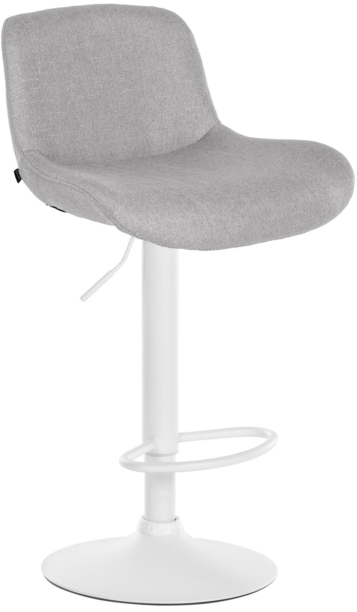 Barhocker Solon Weiß Stoff – Ansicht 15