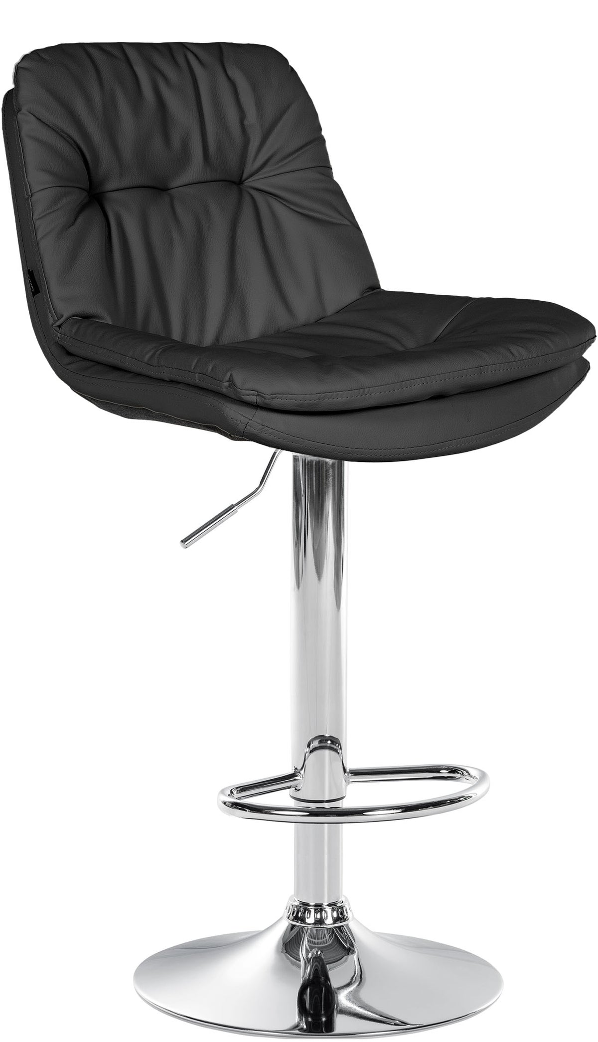 Barhocker Laurel Kunstleder chrom