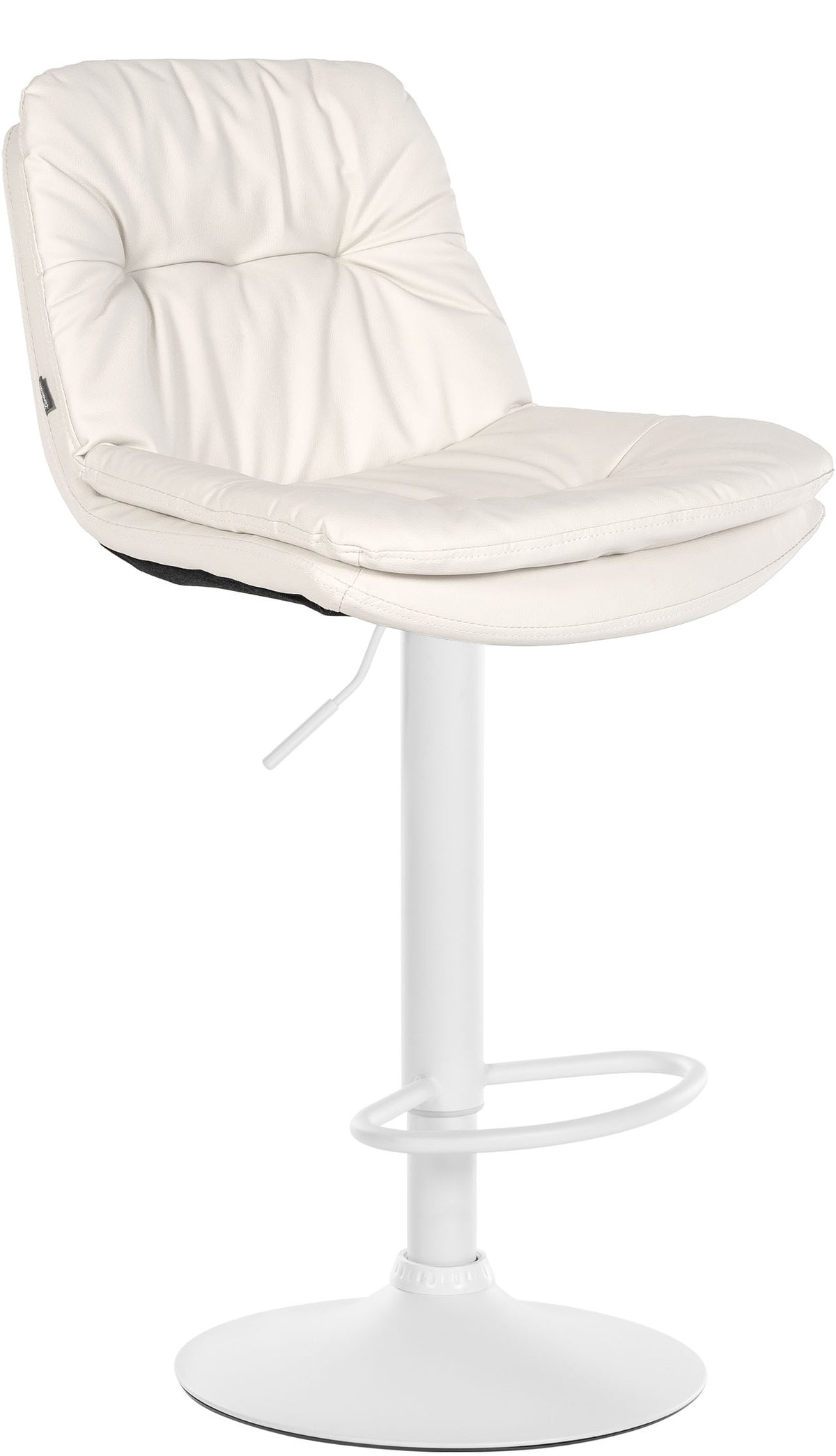 Barhocker Laurel Kunstleder weiß – Ansicht 8