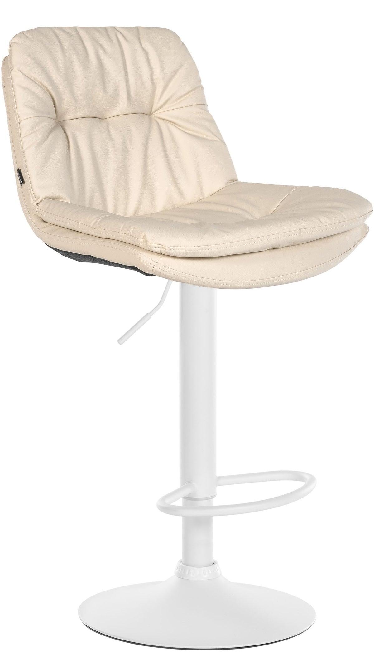 Barhocker Laurel Kunstleder weiß – Ansicht 15