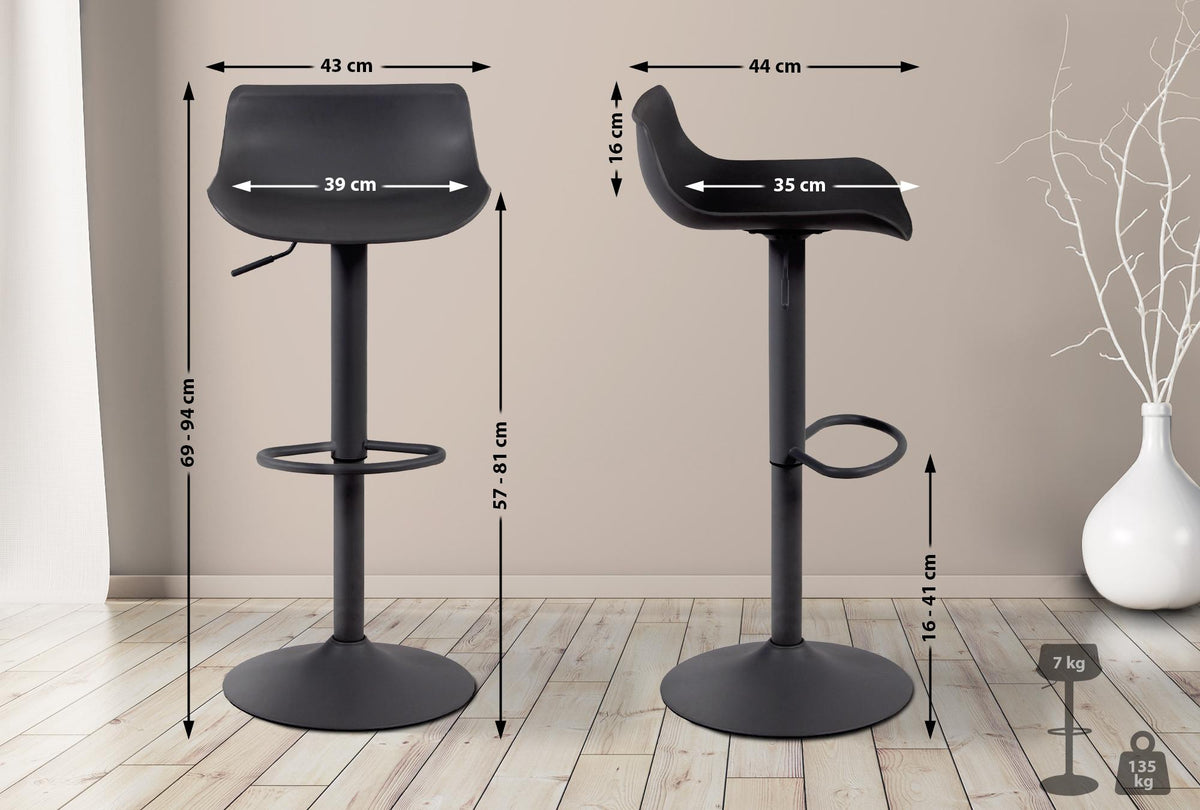 4er Set Barhocker Aveiro – Ansicht 10