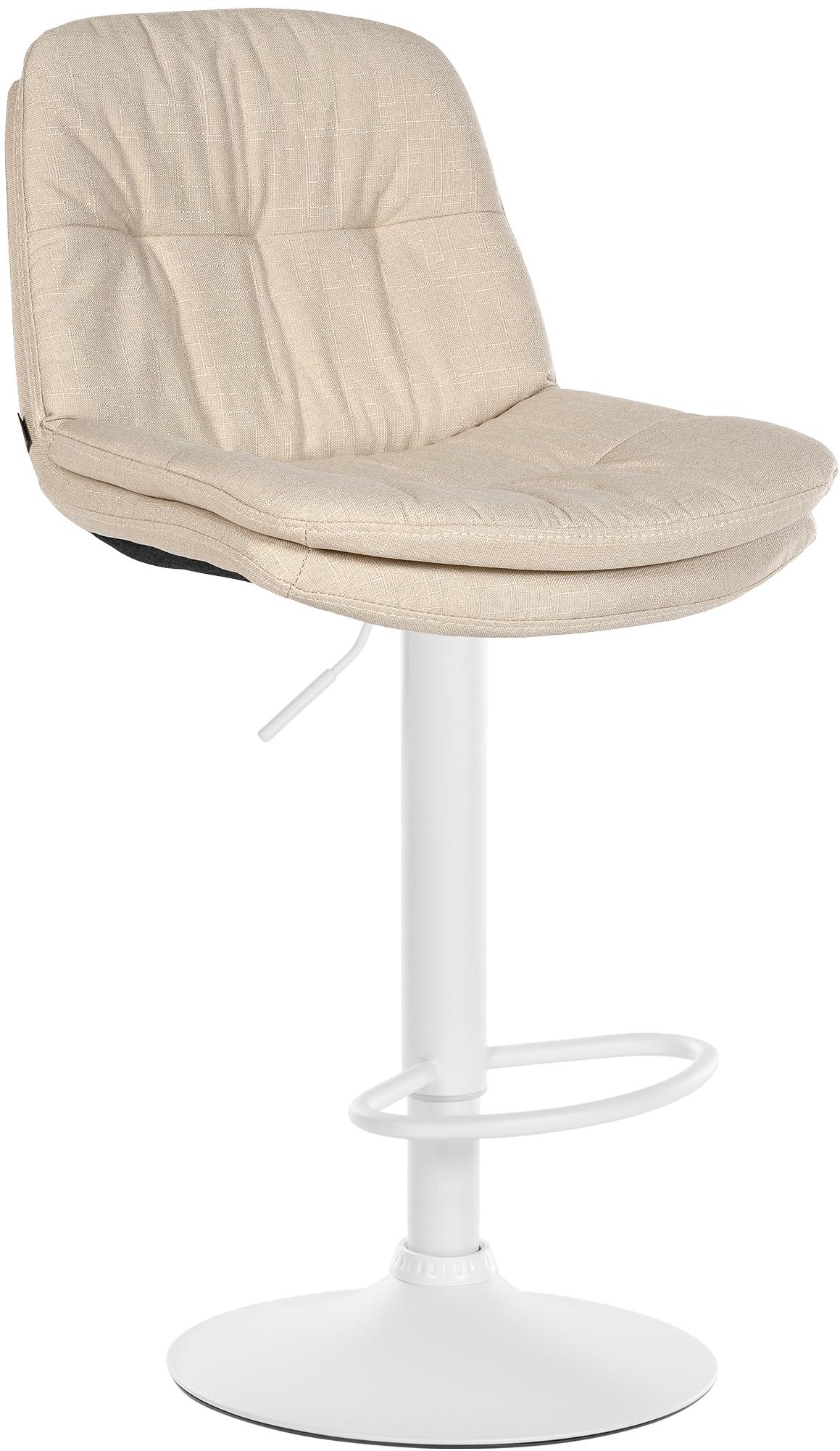 Barhocker Laurel Stoff weiß – Ansicht 8