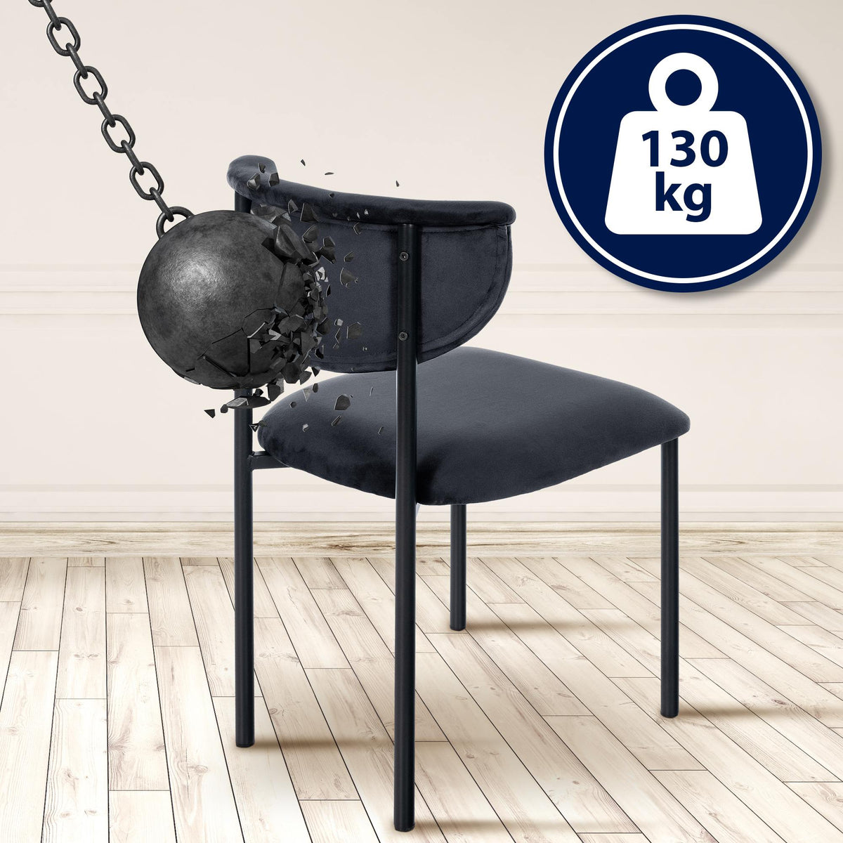 Besucherstuhl Gambell Samt – Ansicht 4