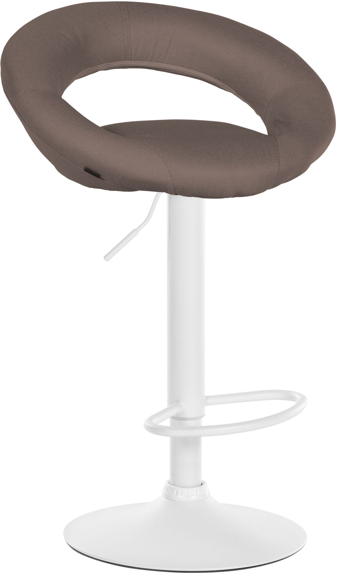 Barhocker Olinda Stoff weiß – Ansicht 8