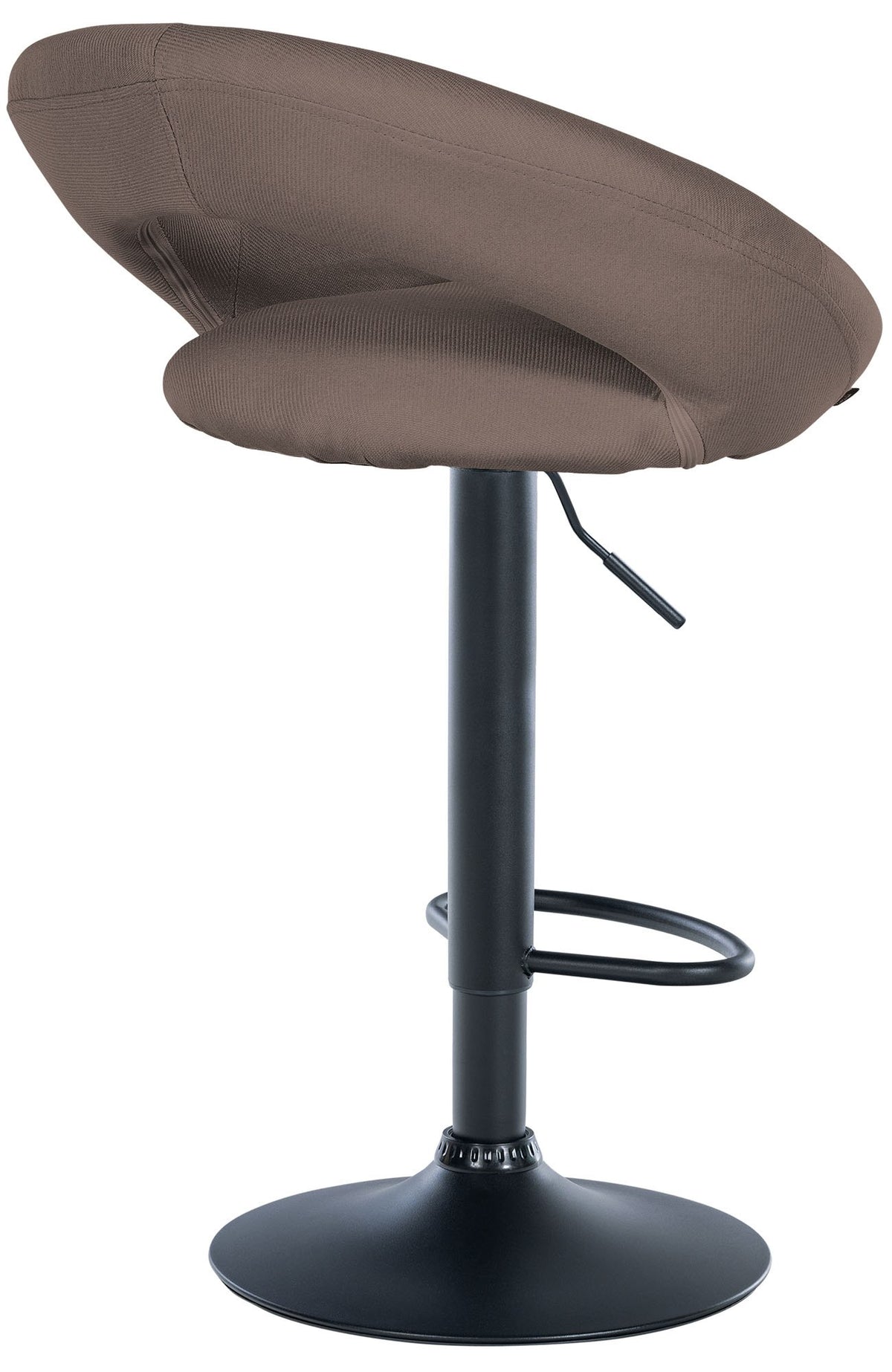 Barhocker Olinda Stoff schwarz – Ansicht 12