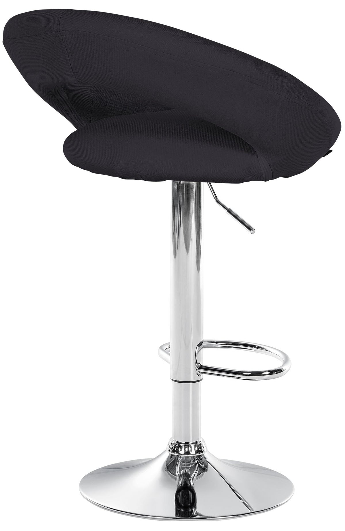 2er Set Barhocker Olinda Stoff Chrom – Ansicht 19
