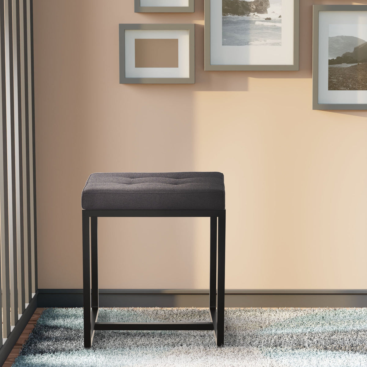 Sitzhocker Barci B Stoff – Ansicht 3
