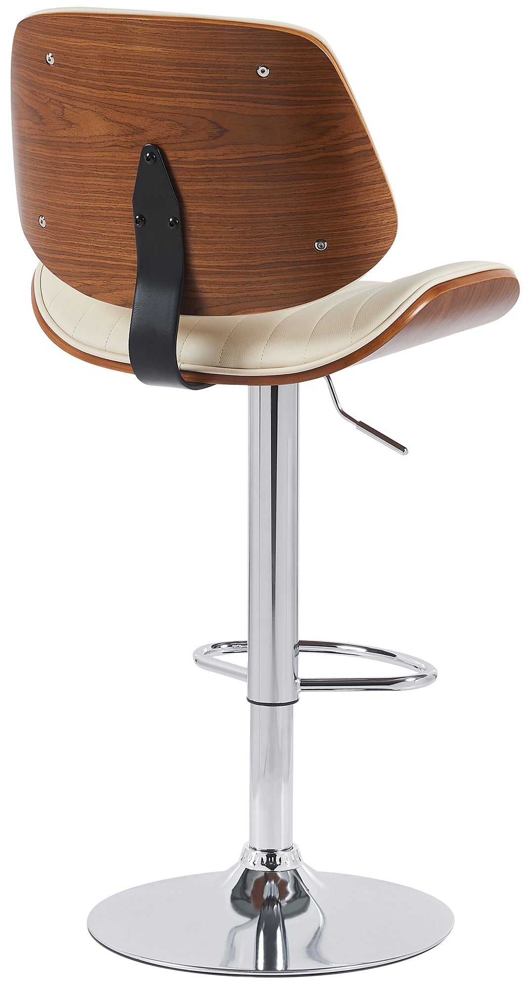 2er Set Barhocker Clawson Kunstleder chrom – Ansicht 5