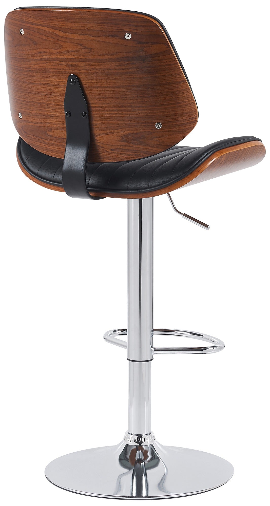 2er Set Barhocker Clawson Kunstleder chrom – Ansicht 12