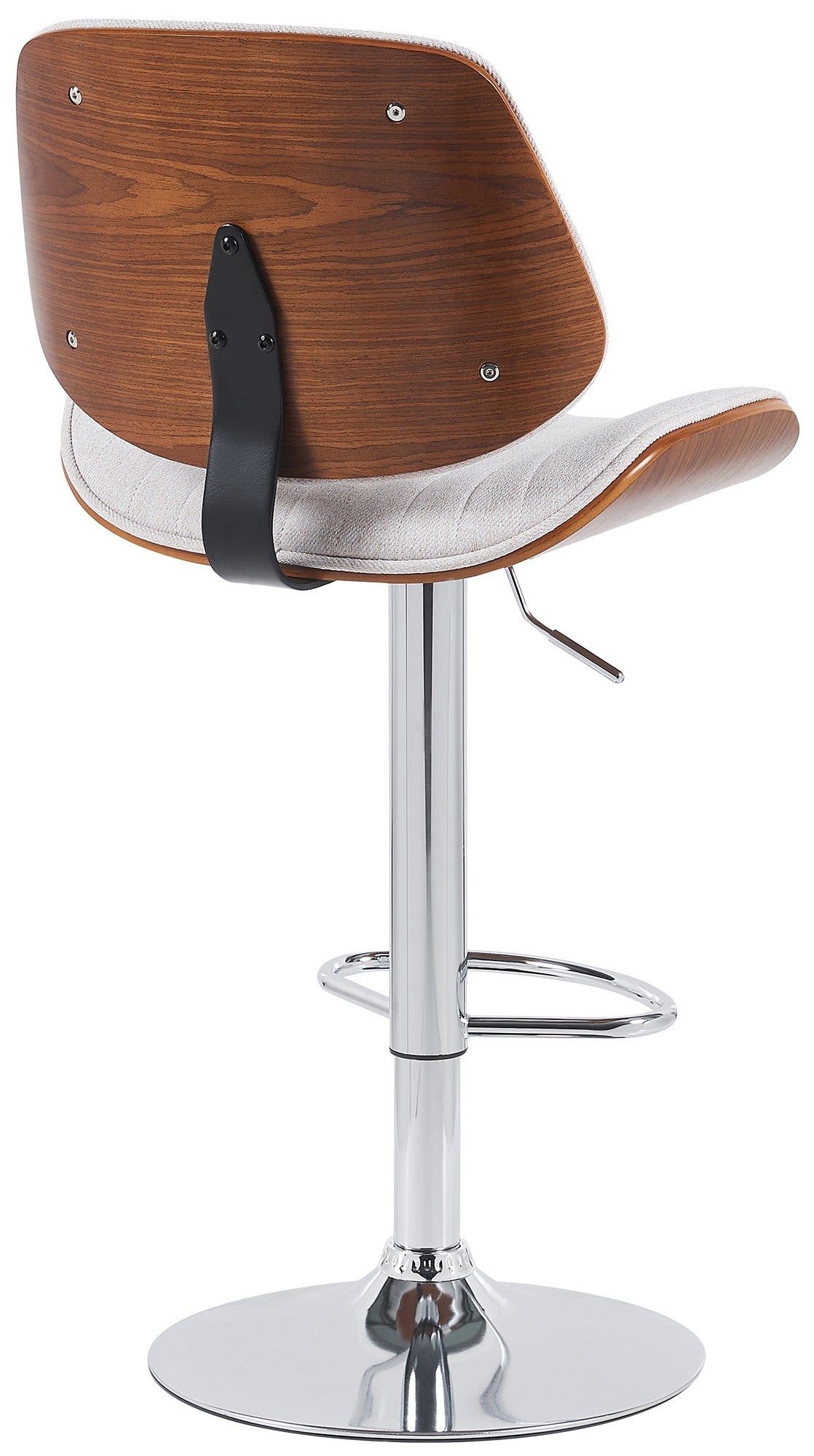 2er Set Barhocker Clawson Stoff chrom – Ansicht 12