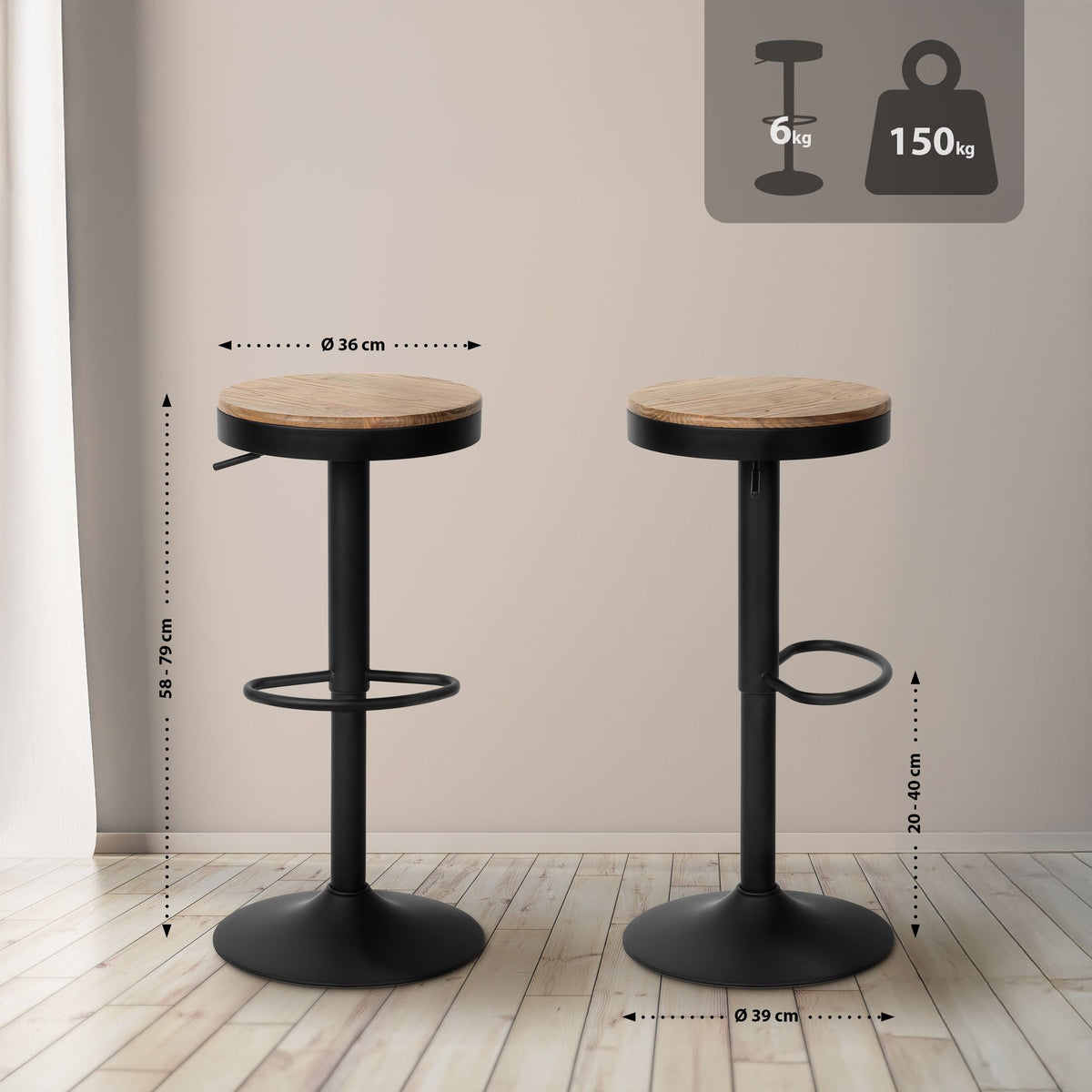 Barhocker Pitas – Ansicht 2
