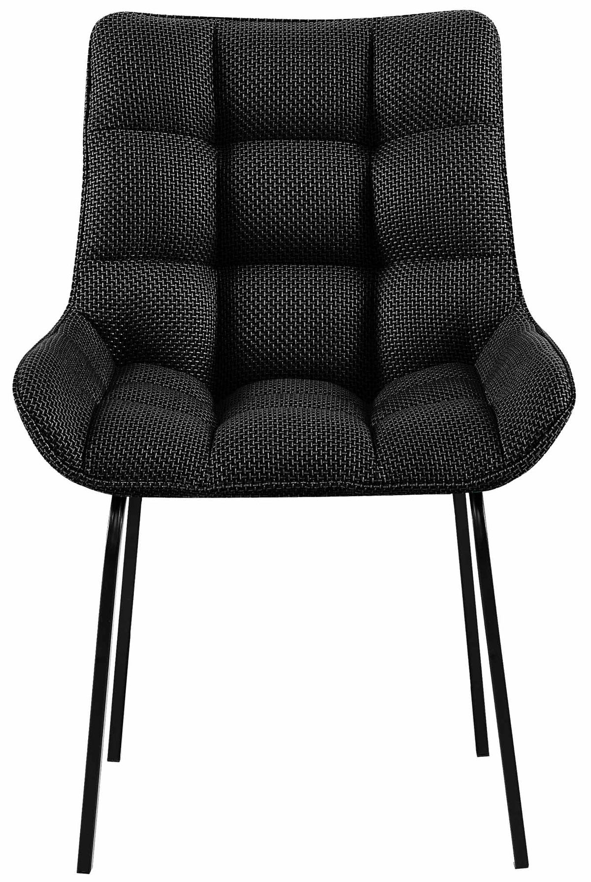 2er Set Stuhl Saranda Stoff schwarz – Ansicht 20