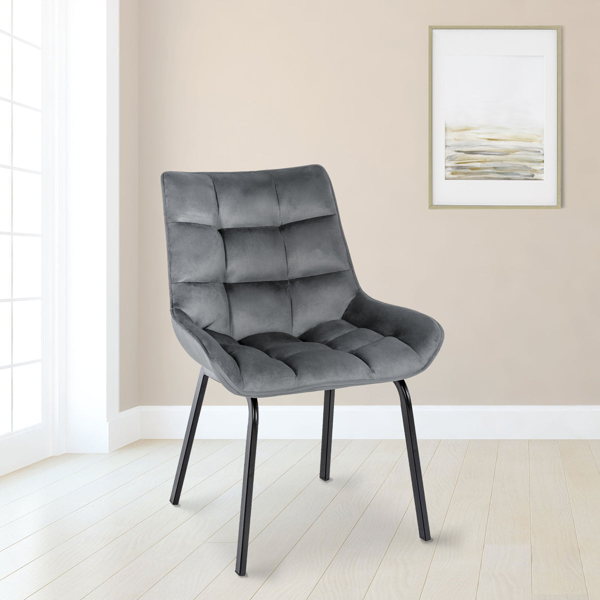 2er Set Stuhl Saranda Samt – Ansicht 17