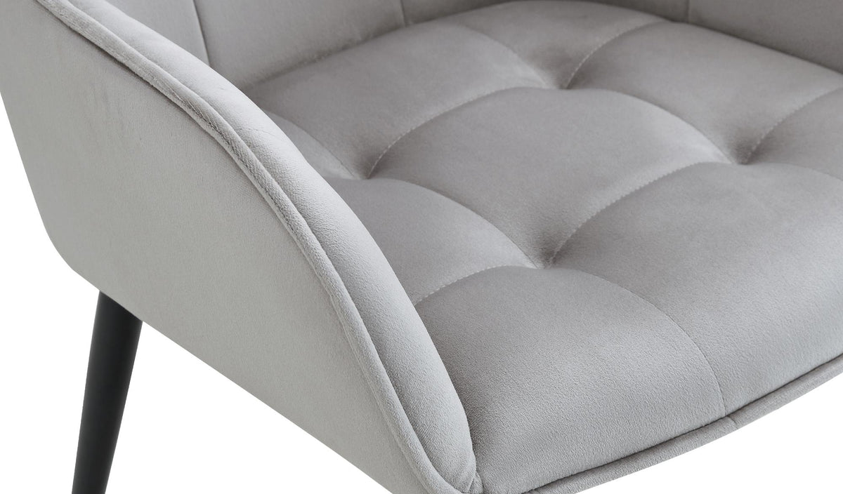 2er Set Esszimmerstuhl Ferndale Samt – Ansicht 11