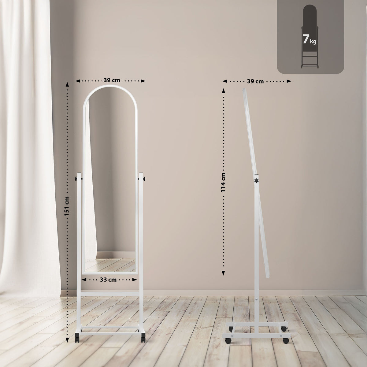 Standspiegel Evoir – Ansicht 2