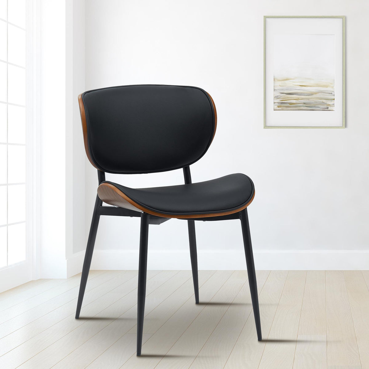 2er Set Esszimmerstuhl Enid Kunstleder – Ansicht 3