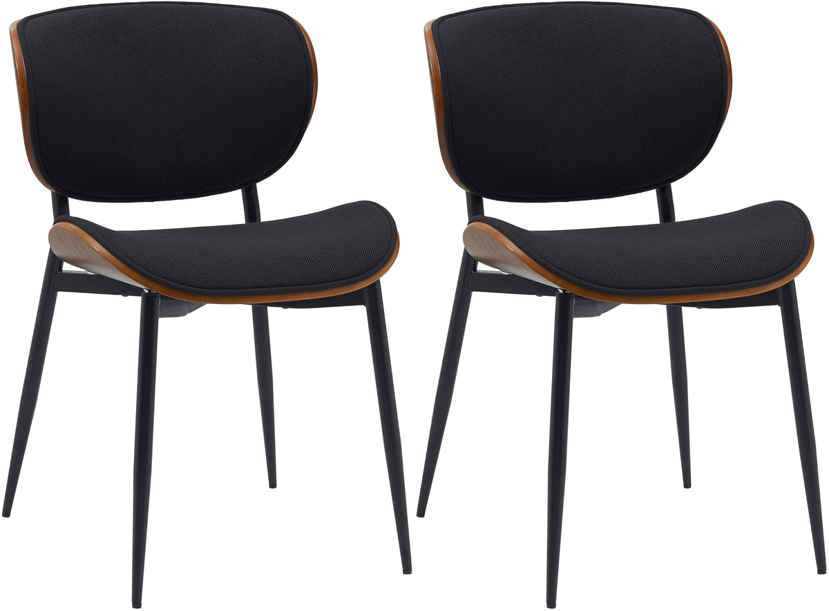 2er Set Esszimmerstuhl Enid Stoff