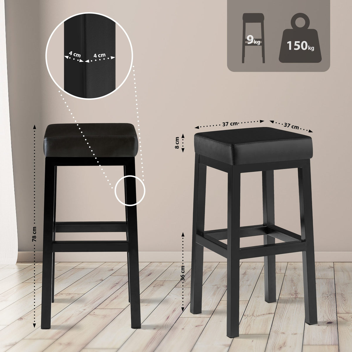 Barhocker Taylor B80 – Ansicht 2