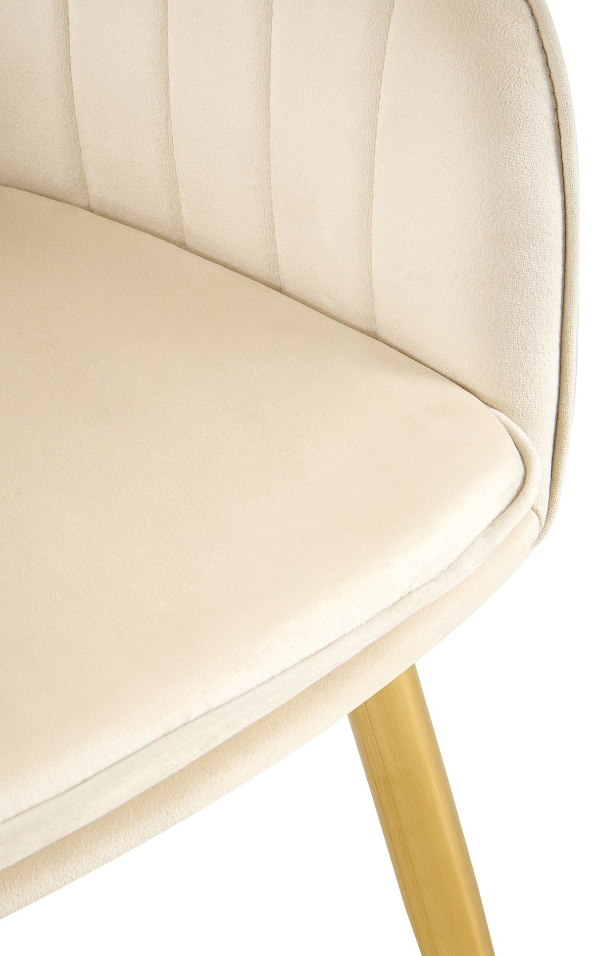 Esszimmerstuhl Cheryl Samt gold – Ansicht 7