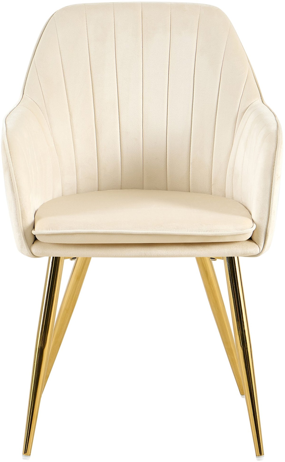 Esszimmerstuhl Cheryl Samt gold – Ansicht 4
