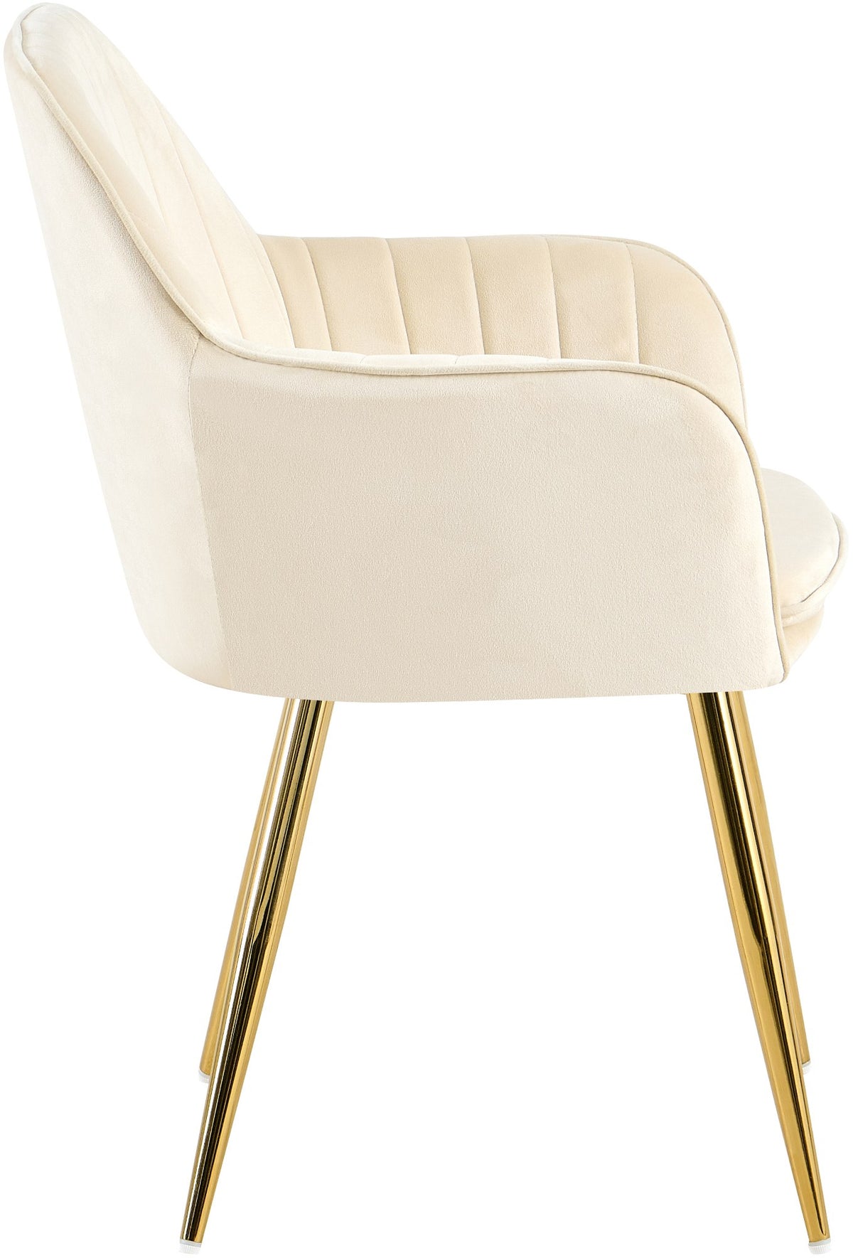 Esszimmerstuhl Cheryl Samt gold – Ansicht 5