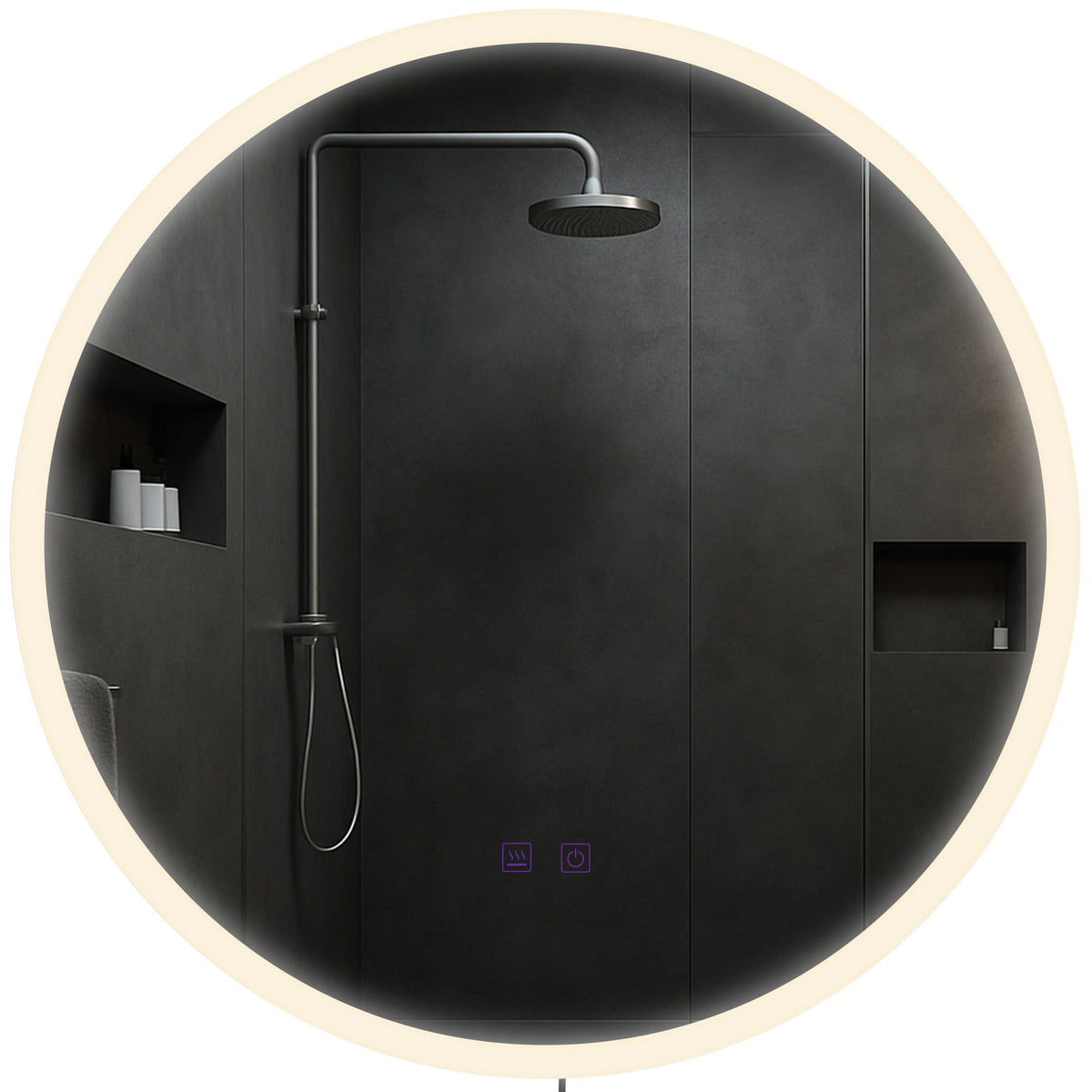 Badspiegel Laconia 60 mit Bluetooth – Ansicht 5