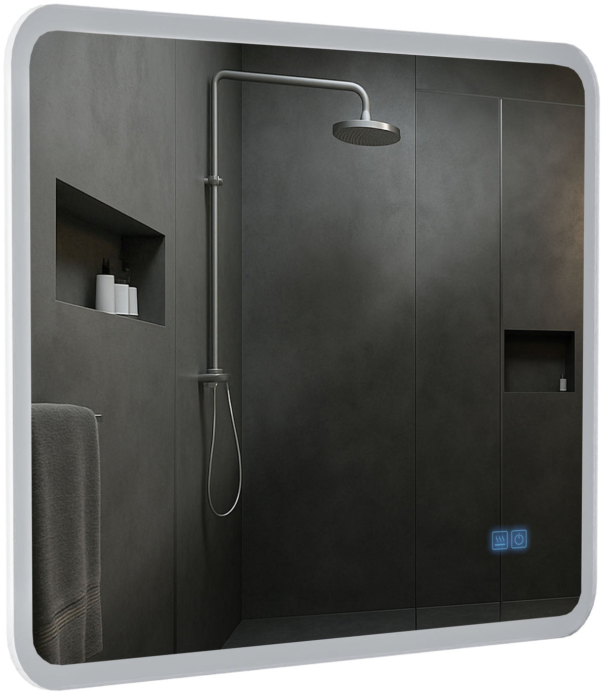 Badspiegel Jericho 60x80 mit Bluetooth – Ansicht 5