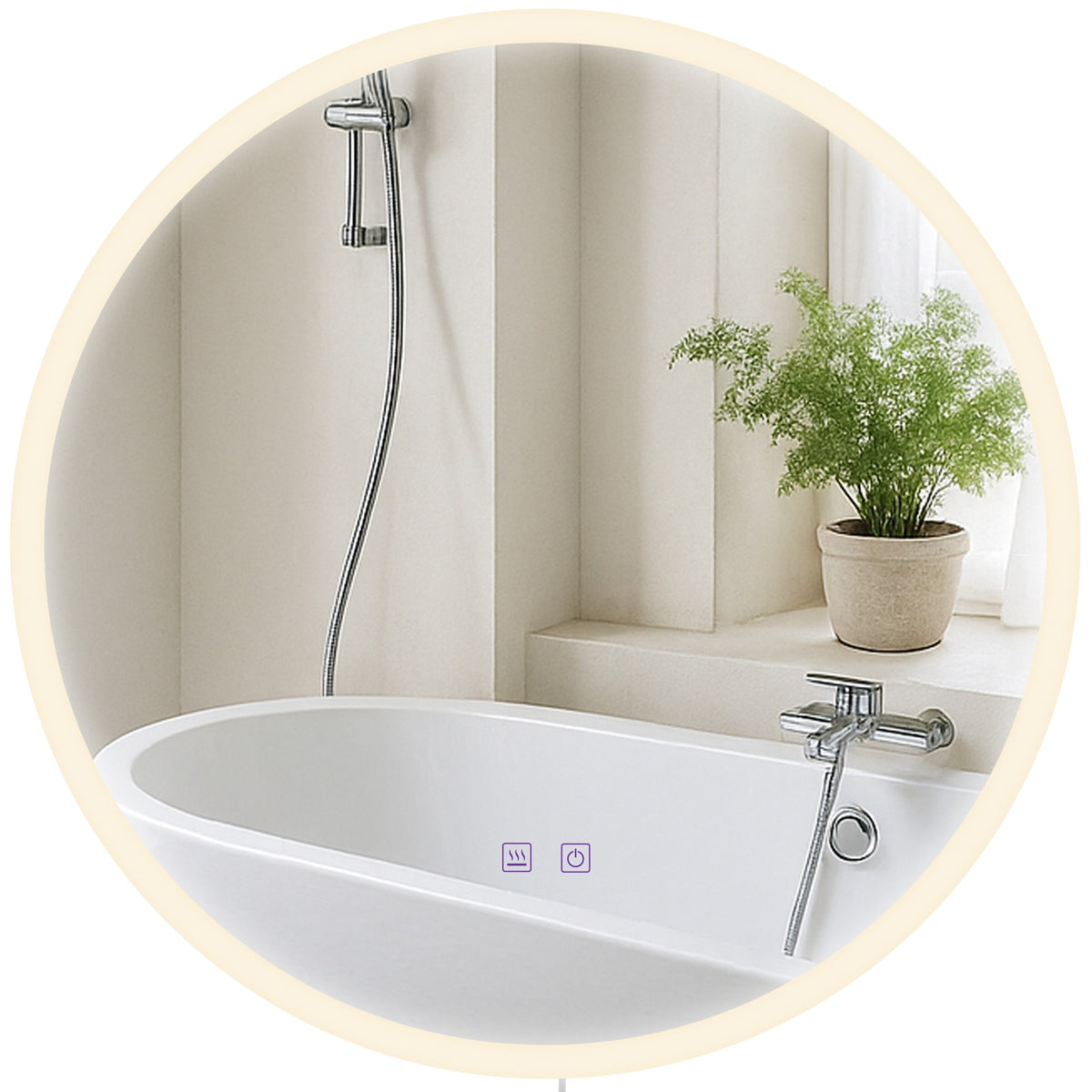 Badspiegel Laconia 60 ohne Bluetooth – Ansicht 5