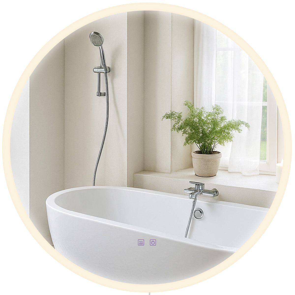 Badspiegel Laconia 80 ohne Bluetooth – Ansicht 5
