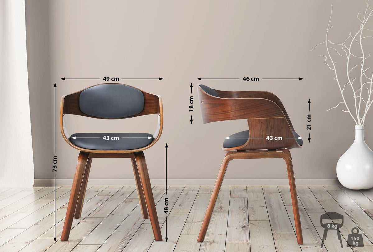 2er Set Stühle Kingston Kunstleder – Ansicht 18
