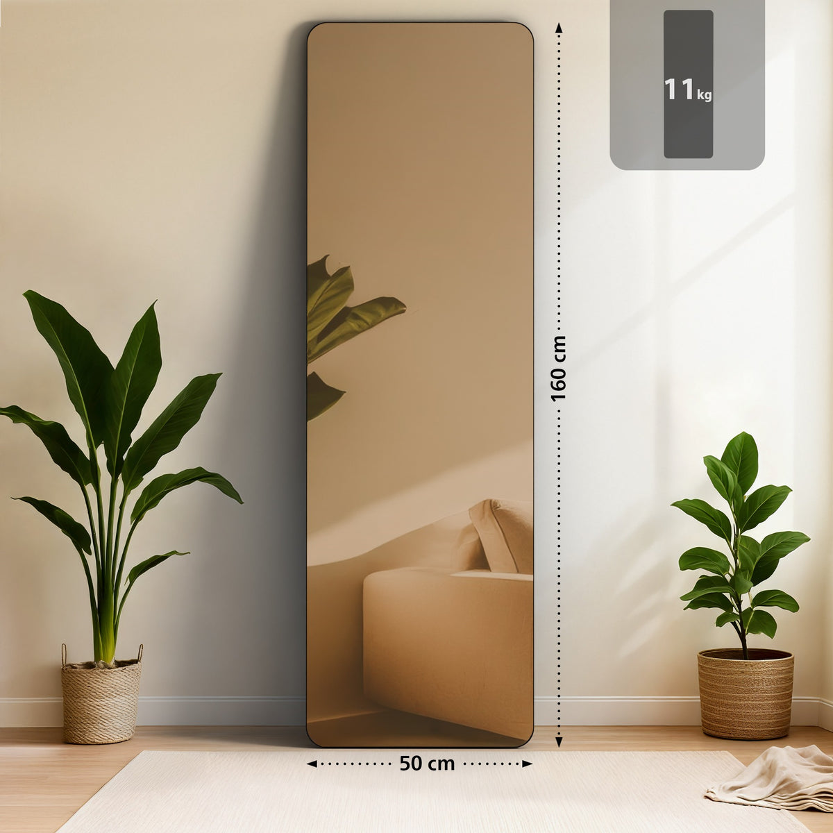 Spiegel Gurnee 160x50 cm – Ansicht 2