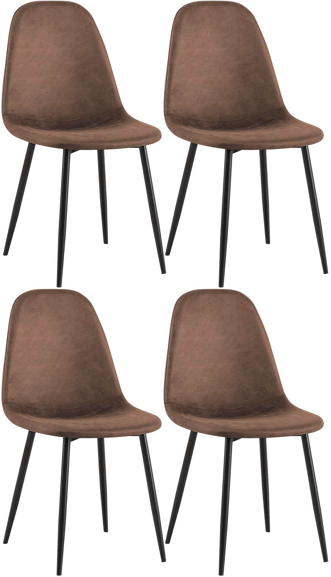 4er Set Esszimmerstühle Napier Kunstleder