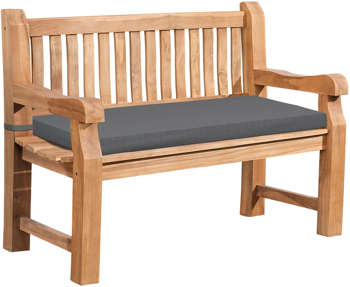 Teakbank Jackson mit Sitzkissen 150 cm + teak – Ansicht 7