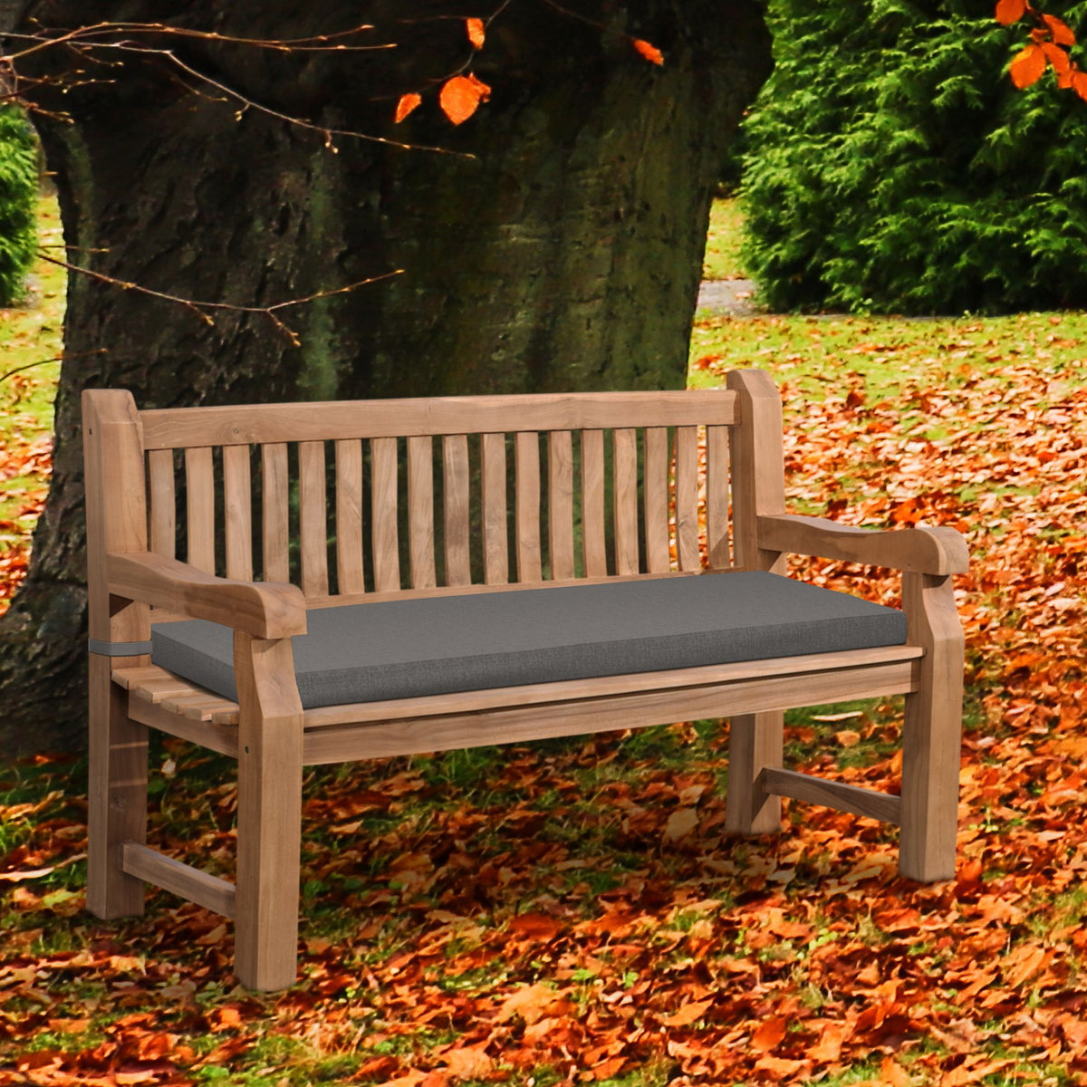 Teakbank Daxon mit Sitzkissen 150 cm – Ansicht 9