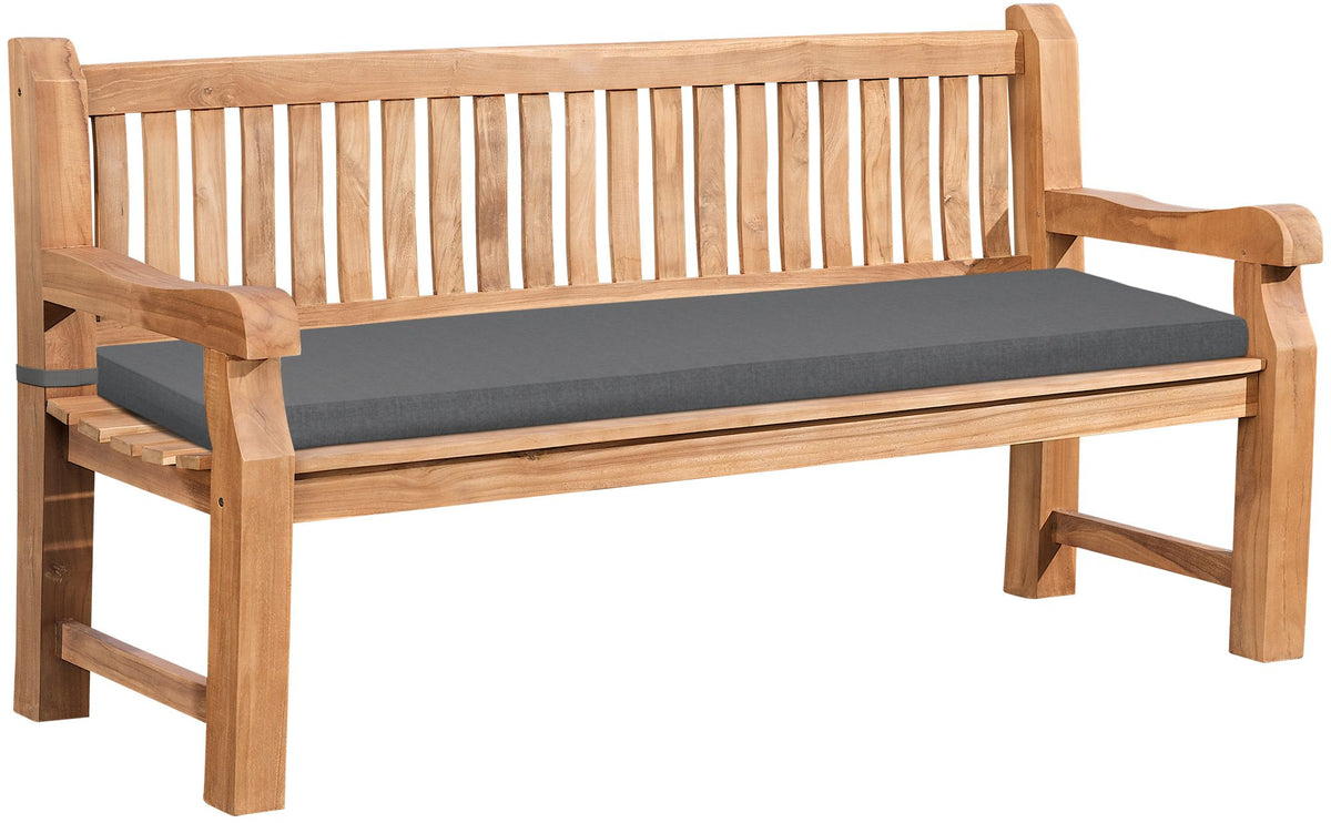 Teakbank Daxon mit Sitzkissen 180 cm – Ansicht 8