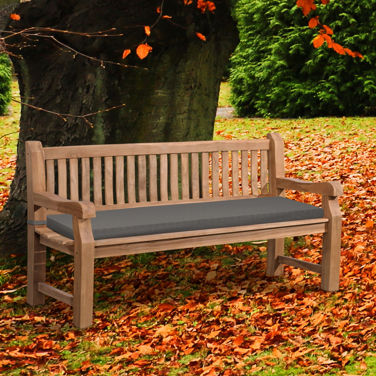 Teakbank Daxon mit Sitzkissen 180 cm – Ansicht 9