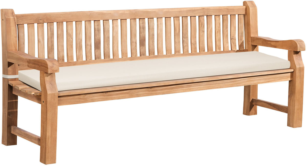 Teakbank Jackson mit Sitzkissen 220 cm + teak