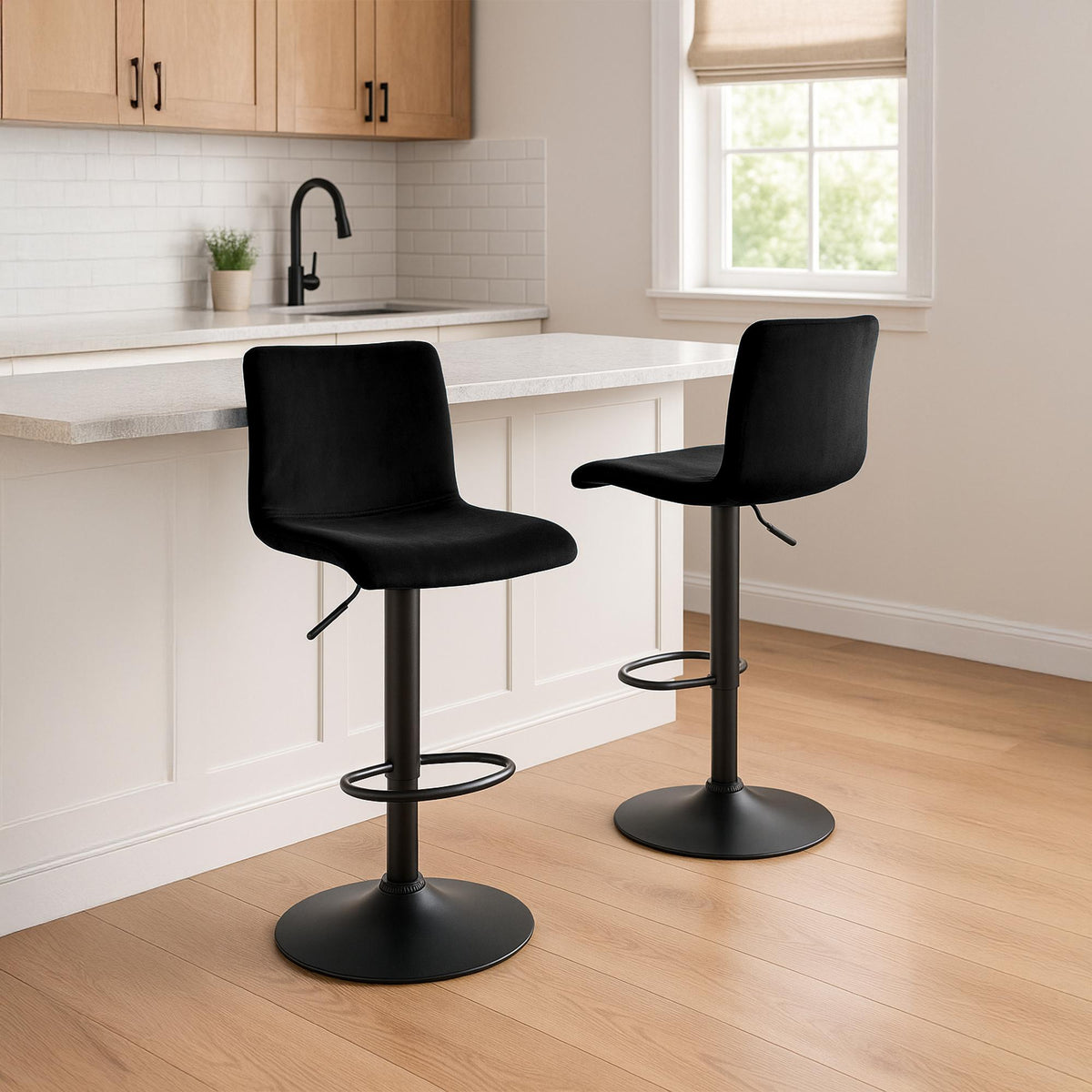 Barhocker Hoover Samt B – Ansicht 3
