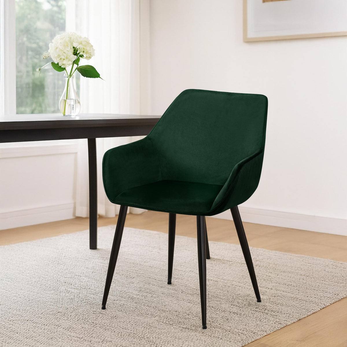 2er Set Esszimmerstuhl Luena Samt – Ansicht 17