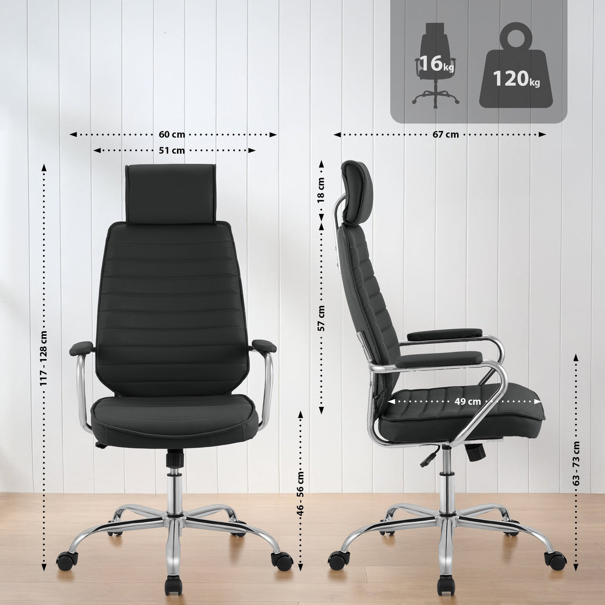 Bürostuhl Rako – Ansicht 2