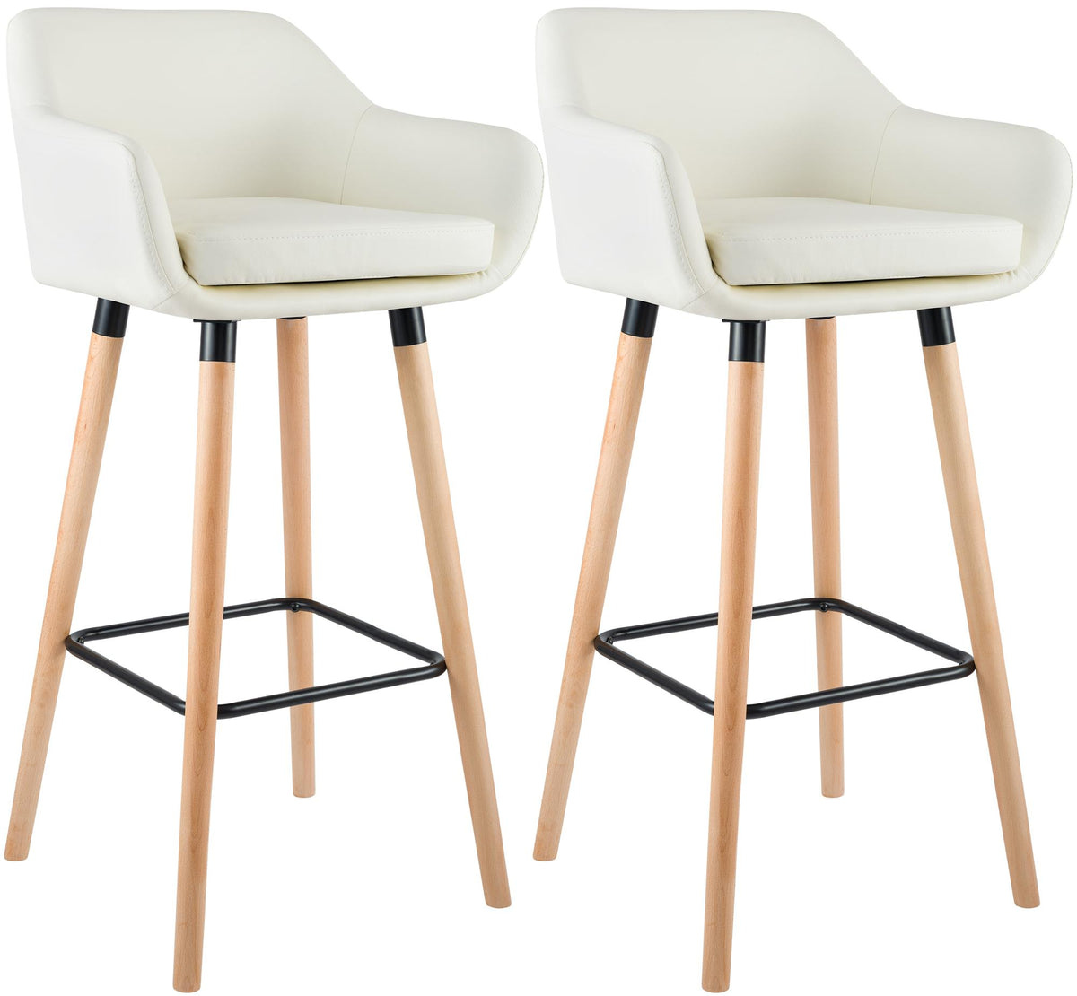 2er Set Barhocker Grant Kunstleder