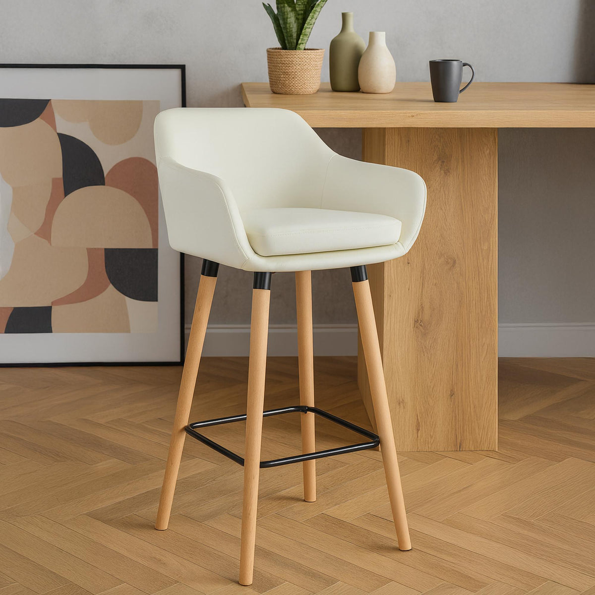 2er Set Barhocker Grant Kunstleder – Ansicht 11