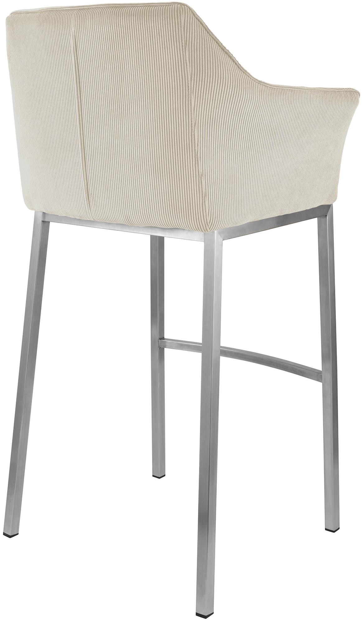 Barhocker Damaso E Cord mit 4-Fuß Gestell – Ansicht 6