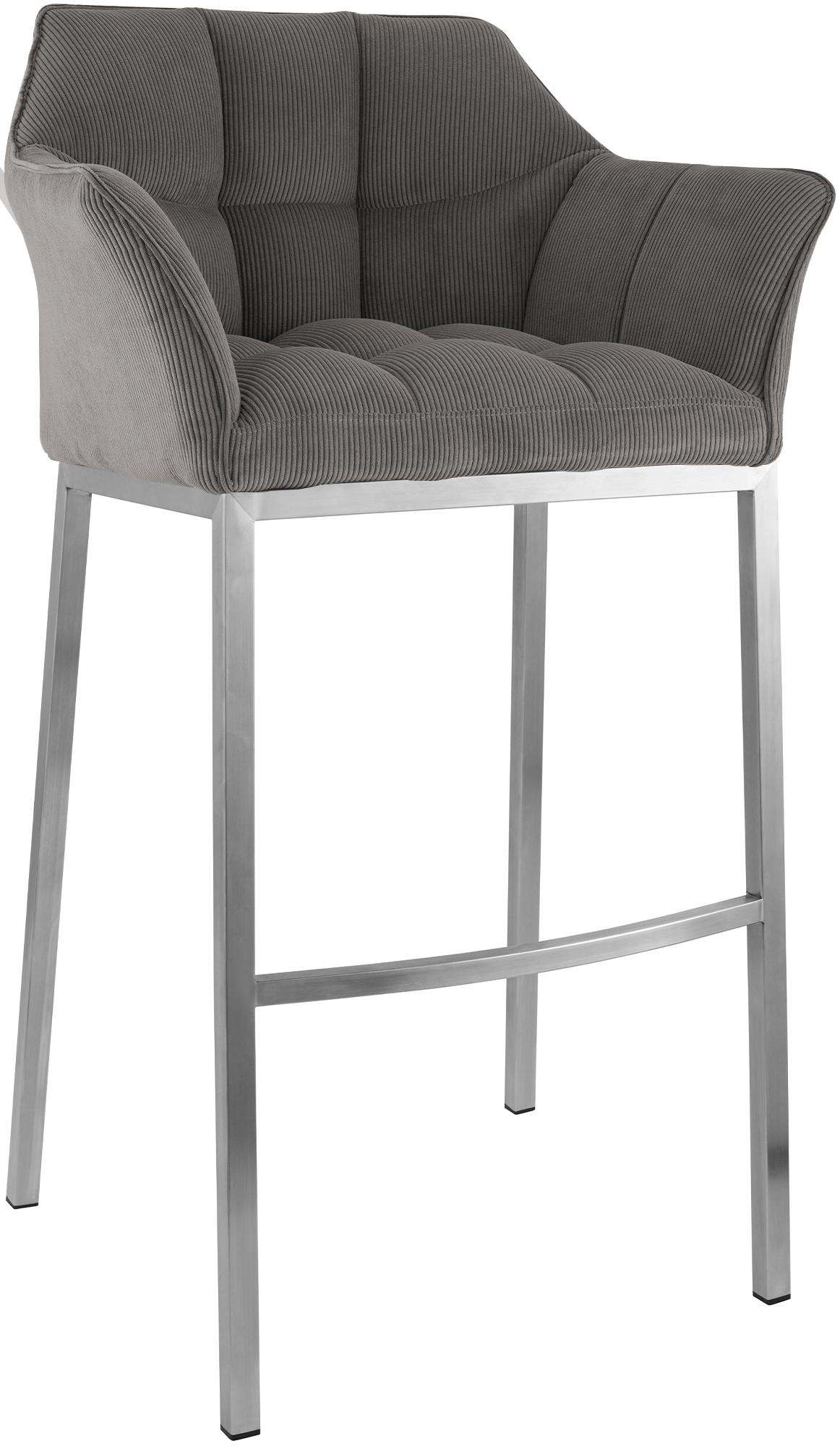 Barhocker Damaso E Cord mit 4-Fuß Gestell – Ansicht 8