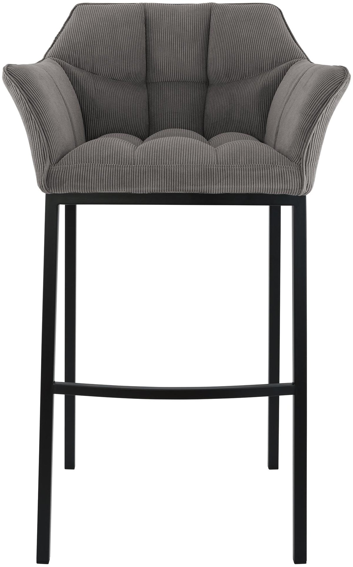 Barhocker Damaso B Cord mit 4-Fuß Gestell – Ansicht 12
