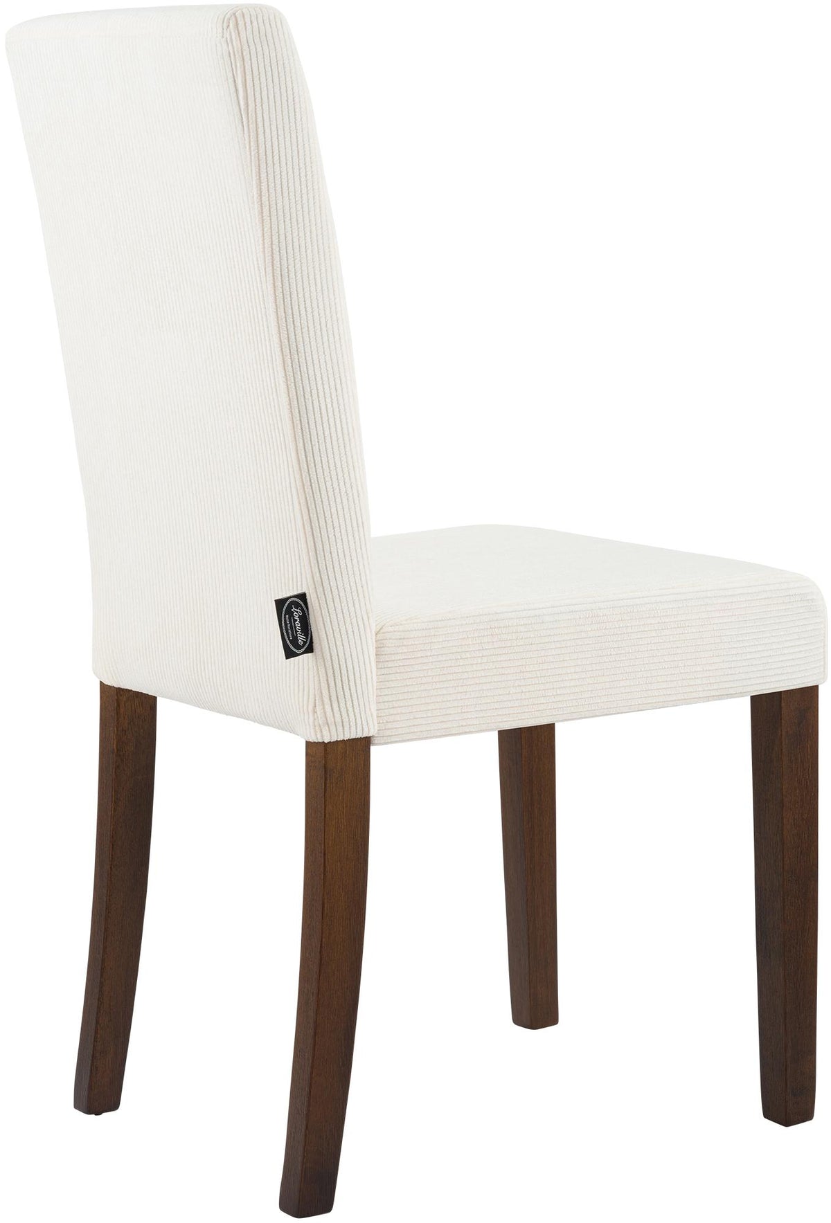 2er Set Esszimmerstuhl Ina Cord antik dunkel – Ansicht 6