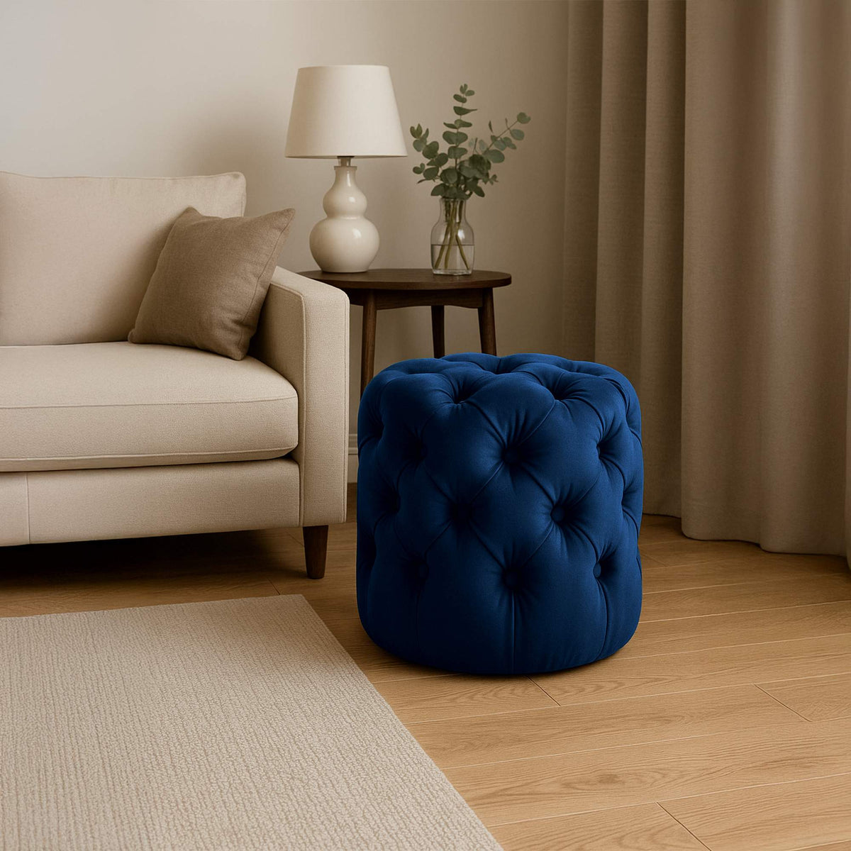 Sitzhocker Drancy Samt M – Ansicht 18